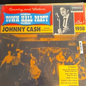 Vintage Johnny Cash Town Hall Party 1958 Vinyl